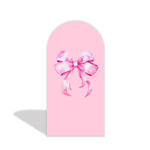 Arco Decorativo per Festa di Rivelazione del Genere 'Boots or Bows', Palloncini a Forma di Orsetto, Sfondo in Tessuto Rosa e Blu per Neonati, Festival e Compleanni - Product Image 4