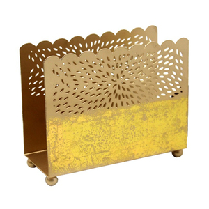 Servilletero hecho a mano de lujo, diseño elegante de Metal dorado, perfecto para restaurantes, decoración del hogar, vajilla elegante, accesorio de comedor - Product Image 1