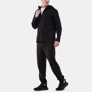 Chaqueta impermeable ligera para hombre, chaqueta de talla grande con capucha para correr, Golf, actividades al aire libre, cierre de cremallera, chaquetas de senderismo con soporte - Product Image 4