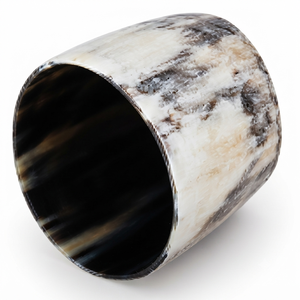 Handmade Eco-Friendly Buffalo Horn Glass <b>Cup</b> Natural Shape High Quality REHMAN CRAFT - Product Image 3