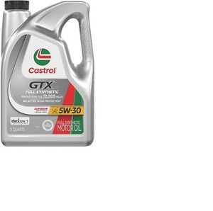 Castrol GTX 5W-<b>30</b> Full <b>Synthetic</b> <b>Oil</b> <b>5</b> Quarts Advanced Engine Protection and Enhanced Performance for Gasoline Engines - Product Image 1
