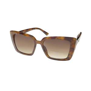 Occhiali da Sole Sean John SJS2031Ce Polarizzati Design Cat Eye Protezione UV 100% Eleganti Beige Marrone Oro Trasparente Rosso Rame - Product Image 1