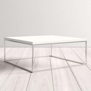 <b>White</b> Marble Modern Eco-Friendly Coffee <b>Table</b> with Metal Frame Large Living <b>Room</b> Display <b>Table</b> Elegant Design Hot Selling - Product Image 1