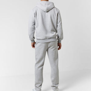 ชุดวอร์มสองชิ้นสำหรับผู้ชายกางเกงมีฮู้ดแบบรูดซิปใส่สบายสำหรับฤดูหนาว - Product Image 5