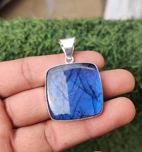 Labradorite Gemstone Pendentif Bijoux Pour Femmes Argent Style Boho Bijoux Argent Sterling 925 Tendance Pendentif Fait Main Cadeau Pour - Product Image 2