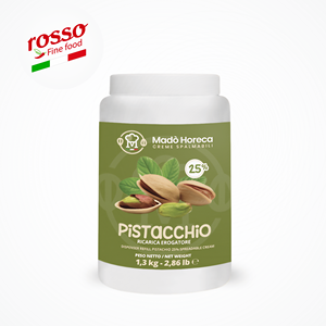 Crema de Pistacho Crudo Mado para Untar, 1.3 kg, Envase de Plástico - Horeca - Hecho en Italia - Product Image 1