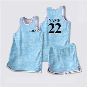 Ensemble de maillot et short de basket-ball, séchage rapide, respirant, haute qualité, vente en gros - Product Image 5