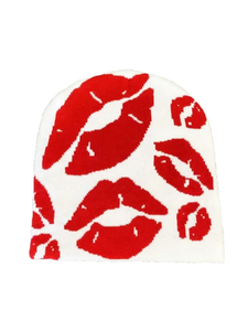 หมวกบีนนี่ไหมพรมถักลายแจ็คการ์ด คุณภาพสูง ทรงใหญ่ สไตล์ฮิปฮอป สำหรับทุกเพศ ปรับขนาดได้ ผลิตจากอะคริลิก 100% เหมาะสำหรับใส่ในชีวิตประจำวัน - Product Image 2