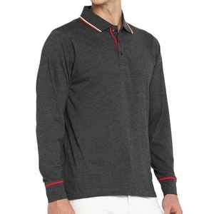 Prima personalizable de los hombres de manga larga de punto para la camisa de tacto suave diseño ligero para un rendimiento de moda de larga duración - Product Image 3
