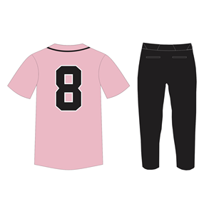 Uniformes de baseball imprimés grande taille, prix de gros, sur mesure avec nom et numéro en twill, en tissu mesh 100% polyester - Product Image 3