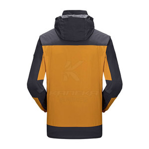 Chaqueta de Invierno con Capucha para Hombre, Softshell, Cómoda, Cálida, Ligera, Transpirable, Ecológica, con Diseño de Logotipo Frontal KANEKA - Product Image 2