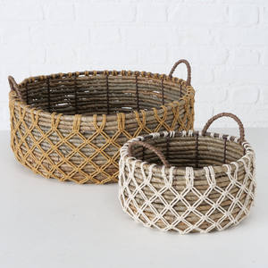 Design populaire macramé panier de rangement pépinière chambre salon décoration accessoires ménagers utiliser pour contenir des choses - Product Image 5