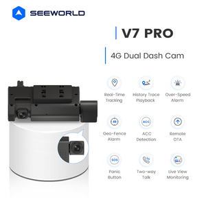 360 ° Dashcam với ADAS & DMS SOS nút đa cảnh báo phát hiện ống kính kép Màn hình LED ghi video cho xe ô tô 1 năm bảo hành - Product Image 2