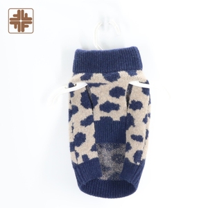 Wool Sustainable Stock Leopard High Quality Knitted <b>Dog</b> <b>Jumper</b> - Product Image 2