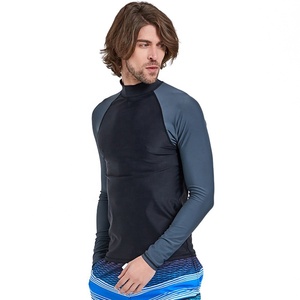 Maillot de bain à manches longues pour hommes, chemise de surf, protection anti-UV, combinaison de natation, vêtements de plongée - Product Image 3