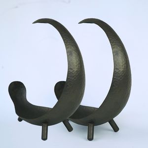 Elegant Modern Traditional Japanese Ikebana <b>Copper</b> <b>Vase</b> Handcrafted Metal Floral Display for Home Decor Tabletop Flower - Product Image 3