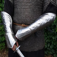 Par de hombreras, gorgetas, brazaletes y protecciones para piernas de Thranduil de Fantasía, de acero pulido lavable, personalizadas para TV/Película