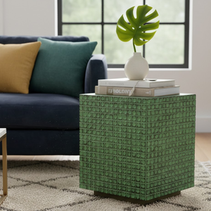 Table d'appoint en coque de noix de coco naturelle de haute qualité, faite à la main, pour salon, table d'appoint moderne, vente en gros du Vietnam - Product Image 3