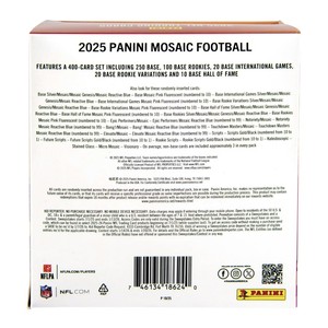 High Quality 2025 Panini Mosaic Football Mega Box Factory sealed Paper Custom Game <b>Cards</b> in Stock Ready to Ship - Product Image 3