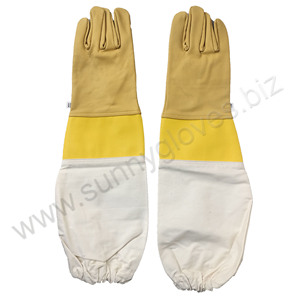 Guantes protectores para apicultor, de cuero de cabra, a precio de fábrica - Product Image 4