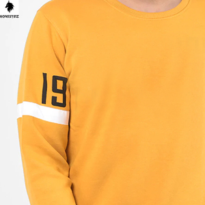 เสื้อกันหนาวคอกลมผ้าฝ้าย100% สำหรับผู้ชายเสื้อกันหนาวไหล่ตกเสื้อกันหนาวผ้าขนแกะปรับแต่งโลโก้300GSM ได้ตามต้องการ - Product Image 4