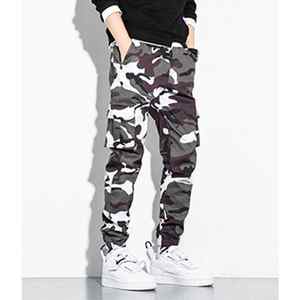 Men's Custom <b>Camo</b> Cotton <b>Trousers</b> High Waist Straight Outdoor Wear with Low MOQ Casual Fashion Mid-Waist Style - Product Image 5