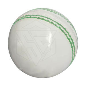 Official <b>White</b> <b>Cricket</b> Ball for Professional Matches Seam Stitch Design <b>White</b> Leather <b>Cricket</b> Ball - Product Image 1