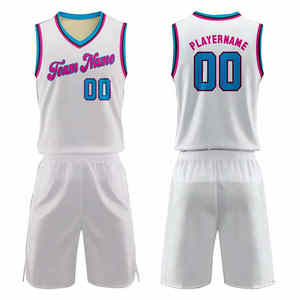 Última Llegada, Conjuntos de Uniformes de Baloncesto Sublimados Unisex, Color Personalizado, Transpirables, de Secado Rápido, Talla Grande, Poliéster, Nombre del Equipo Personalizado - Product Image 6