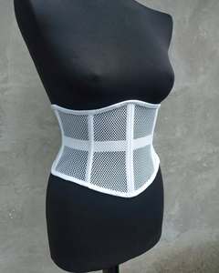 Corsé de malla transparente de primera calidad 100% para mujer, corsé tejido fino y transpirable para discoteca y fiesta - Product Image 2