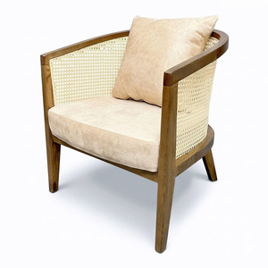 Scandinavian Design Single Sofa <b>Chair</b> with Ash Wood Frame GSD68060 - Product Image 3