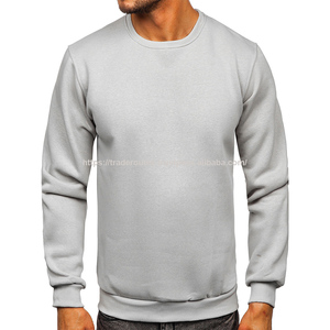 2025 tailles américaines haute qualité Hip-Hop Style sweat à col rond Logo personnalisé respirant 80% coton 20% Polyester hiver solide - Product Image 5