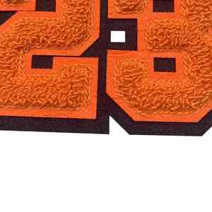 Patchs en chenille personnalisés à broder et à thermocoller pour vêtements, lettres de style universitaire, vente en gros OEM - Product Image 3