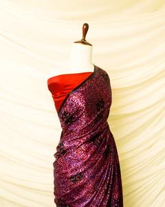 Style pakistanais indien Kasturi soie Georgette Saree lourd ethnique fête de mariage porter fantaisie Dori Zari pleine séquence travail indien - Product Image 2