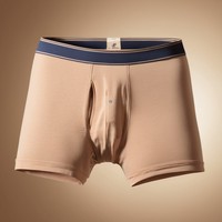 Calzoncillos bóxer de cintura alta para hombre, transpirables, con espalda abierta y bolsa para testículos, de punto, de algodón y elastano de Bangladesh, de alta calidad