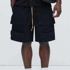 Custom OEM Anti-Wrinkle Men's Mid Waist 100% Cotton Lightweight Quick Dry Cargo Shorts <b>Athletic</b> Fit Casual Wear - Product Image 1