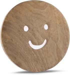 Sous-plat en bois de mangue et marbre pour plats chauds, Pots en bois naturel fait à la main, tapis de dessous de plat, décoration de la maison - Product Image 4