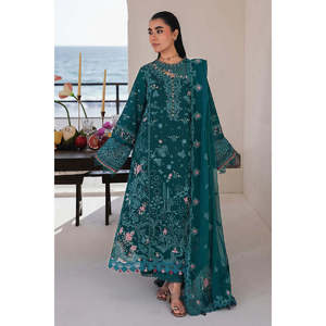 ผ้าชีฟอง Qalamkar Sahil Luxury Lawn '26 SA-04 ELIF TC-1500 สำหรับฤดูใบไม้ผลิ/ฤดูร้อน - Product Image 1