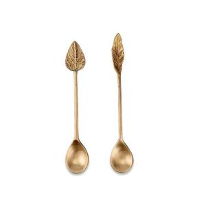 Cuchara de té con diseño de pájaro de lujo con Color dorado para precio al por mayor, cuchara de cubiertos única de tamaño personalizado para el hogar - Product Image 2