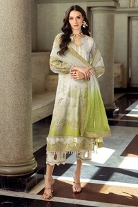 Ropa de mujer 2025 vestidos de noche hasta el suelo para mujer musulmana de manga larga A-line con cuentas vestidos de fiesta de compromiso Natural - Product Image 5