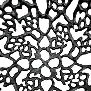 Cuenco decorativo de metal negro de alta calidad con patrón de coral calado Diseño moderno y elegante para servir elegante y acentos para el hogar - Product Image 4