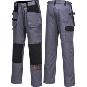 Nuevos Pantalones Cargo de Trabajo para Hombre, 6 Bolsillos, Bordados, Resistentes al Viento, Cintura Alta, Casuales, Ligeros, de Lona, para Verano, en Oferta - Product Image 4