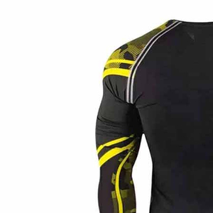 Best Selling Men's Rash Guards Custom Sublimation Print <b>Swimming</b> Wear Rashguard Men Gym Fitness Compression Rash Guard <b>Shirts</b> - Product Image 3