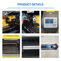 Machine de découpe et de gravure laser CO2 CNC 100W 150W avec CCD, refroidie par eau, 2 axes, pour acrylique, plastique, verre et matériaux mixtes