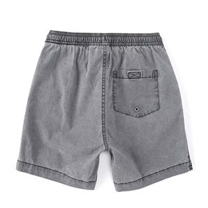 Pantalones cortos lavados con ácido personalizados para hombre High Street OEM último diseño con patrón sólido e impresión de logotipo personalizado ropa corta para niño - Product Image 6