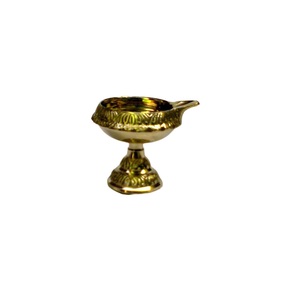 High Quality Brass Kuber <b>Deep</b> Stand with Shiny Polish Finish For Temples and Churches For Diwali Celebrations . - Product Image 6