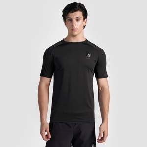 Camiseta Outline 100% Poliéster en Negro, Tejido de Punto de 240g, Transpirable y Compresible, Logotipo Serigrafiado - Product Image 2