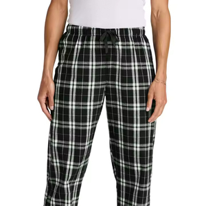Warm Women Black <b>Plaid</b> Flannel Pajama <b>Pants</b> - Classic Checkered Lounge <b>Pants</b> for Winter, Perfect for Sleep and Casual Wear - Product Image 6