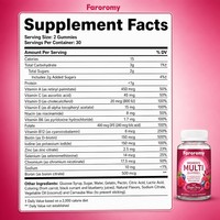 Complément Alimentaire Multi-Gummies pour Femmes OEM, Saveur Baies Exquises, 60 Comprimés, Mélange de Vitamines pour le Bien-être Quotidien