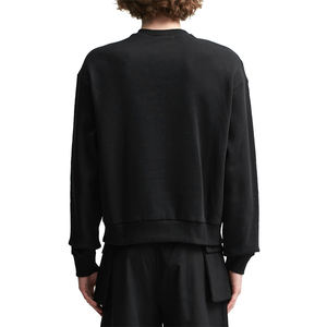 Venta al por mayor nueva moda sólido invierno recortado grueso Fondo hombres sudadera cuello doble cara polar interior cálido de alta calidad - Product Image 4