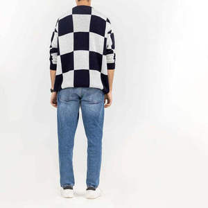 Pull en mohair pour homme tendance, manches longues, pull-over doux, confortable, chaud, tricot, automne, hiver, décontracté, tenue quotidienne - Product Image 3